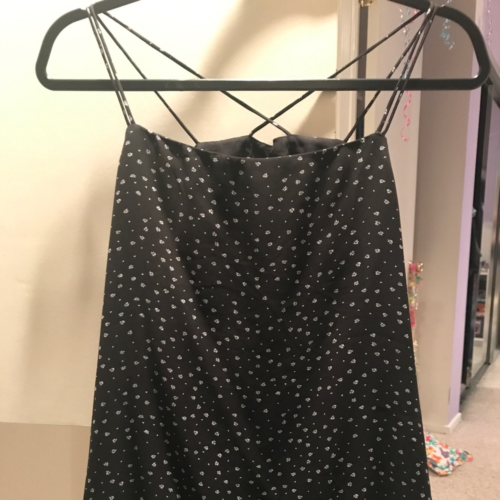 Loft Black and White Blouse